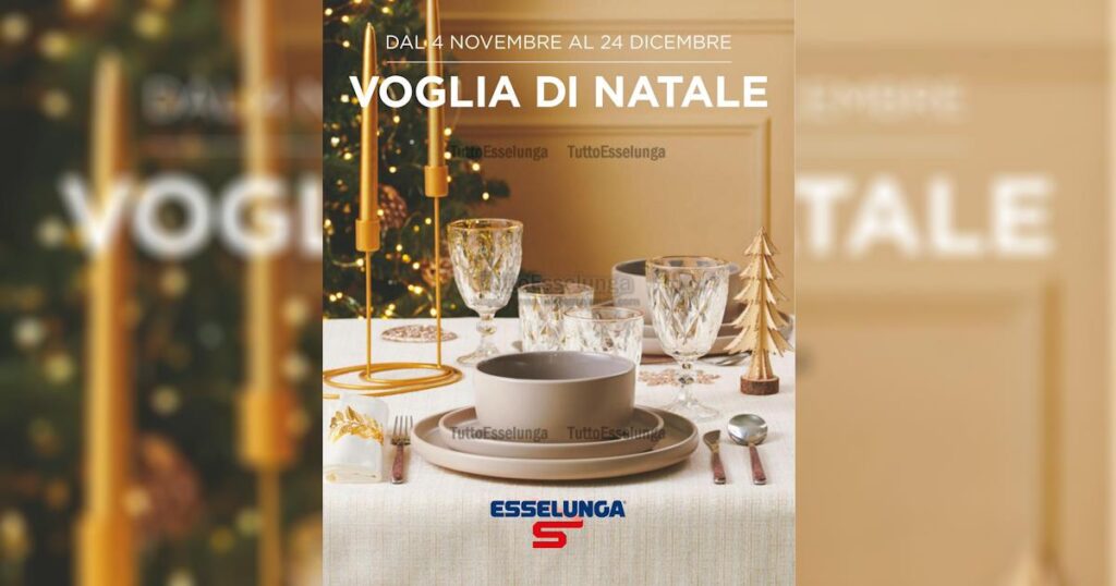 Decorazioni natalizie e prodotti per la casa Esselunga Voglia di Natale 2024